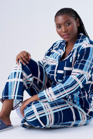 CHECK FLANNEL SLEEP SET