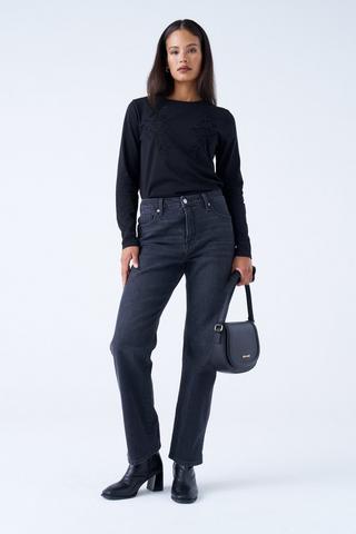 WONDERFIT STRAIGHT LEG DENIM JEANS
