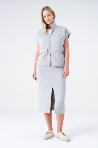 ULTRA SOFT SKIRT GREY