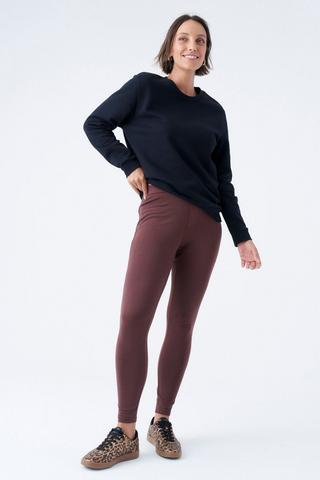 PONTE LEGGINGS CHOCOLATE BROWN