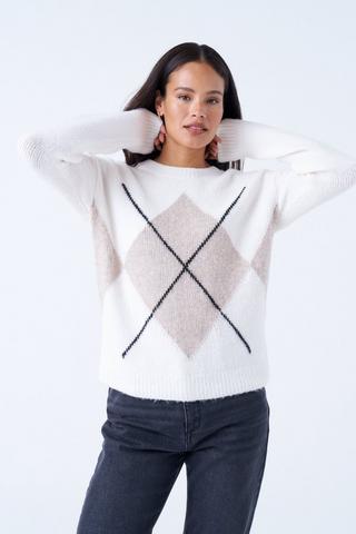 KNIT PULLOVER WHITE