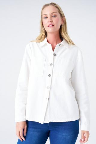 DENIM SHIRT WHITE