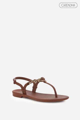 BROWN SANDALS - Grendha