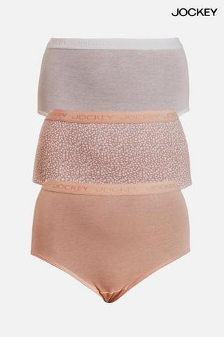 3 PACK FULL BRIEF PANTIES - Jockey