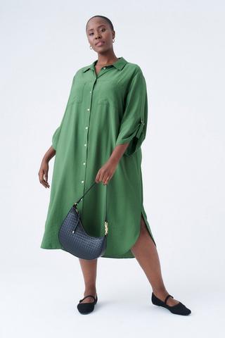 SHIRT DRESS GREEN