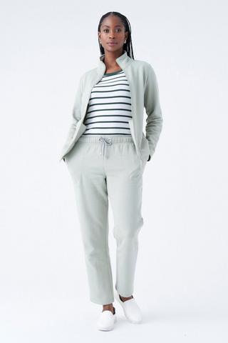 FLEECE TRACK PANTS SAGE