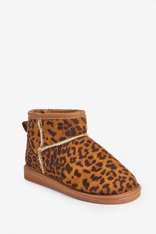 PRINTED SLIPPER BOOT