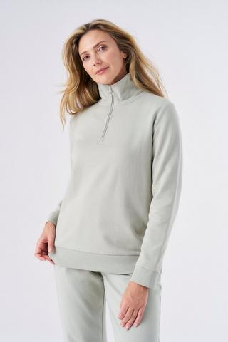QUARTER ZIP FLEECE PULLOVER