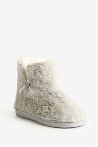 FLUFFY BOOT GREY