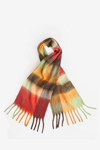 HEAVY WEIGHT CHECK SCARF