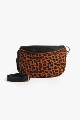 ANIMAL PRINT CROSSBODY BAG