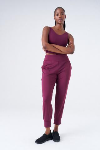 GYM JOGGERS BURGUNDY