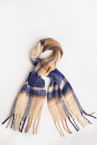 HEAVY WEIGHT CHECK SCARF