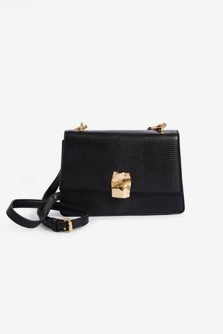 FLAP CROSSBODY BLACK