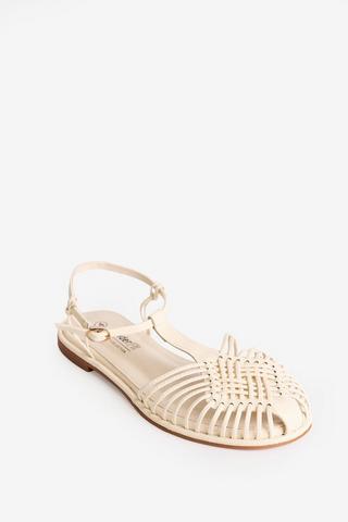 WONDERFIT BEIGE CAGED SANDAL