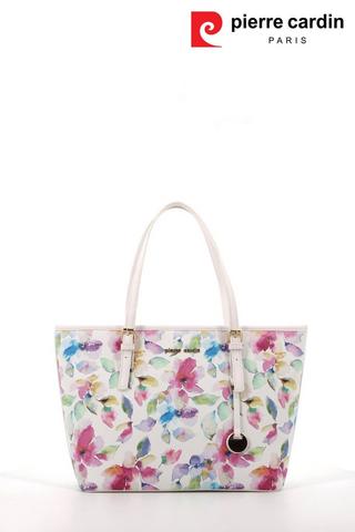 EMMA FLORAL TOTE BAG - Pierre Cardin