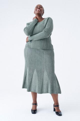 LUREX KNIT SKIRT