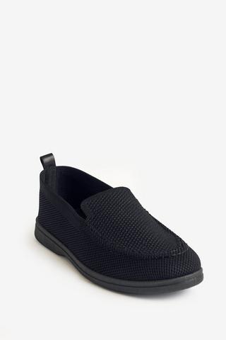 WONDERFIT BLACK MESH UPPER LOAFER