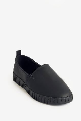 WONDERFIT SLIP ON SNEAKERS BLACK