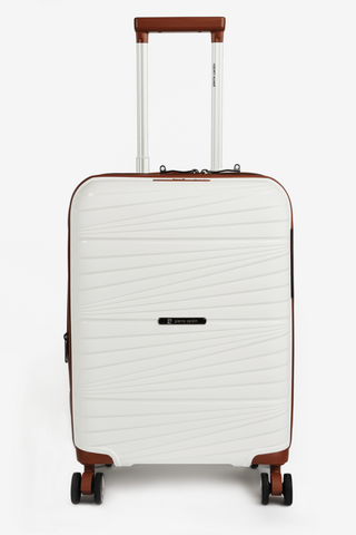 MEDIUM LUGGAGE WHITE 24inch - Pierre Cardin
