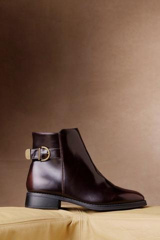 WONDERFIT ANKLE BOOT BROWN