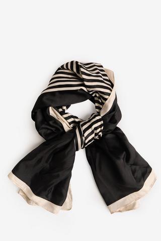 SATIN ABSTRACT SCARF
