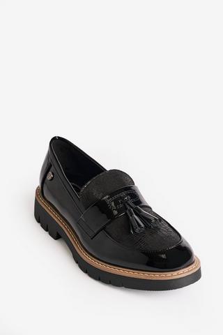 CHUNKY LOAFERS BLACK - Footwork