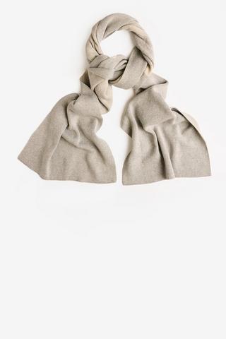 GREY COTTON SCARF