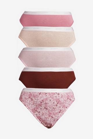 5PK COTTON STRETCH FULL BRIEF PANTIES JOCKEY