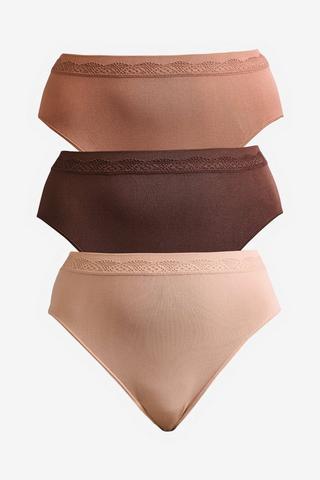 3 PACK FULL BRIEF PANTIES