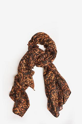LEOPARD PRINT SCARF
