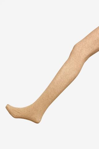 PLAIN COTTON TIGHTS BISCUIT