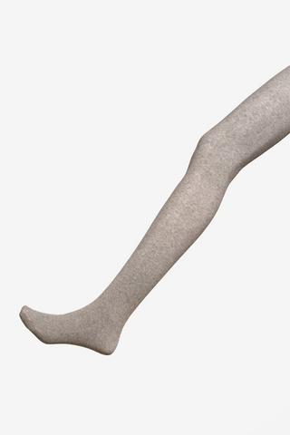 PLAIN COTTON TIGHTS GREY