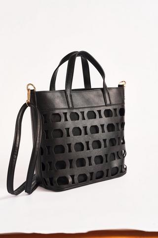 TEXTURED SHOPPER BAG