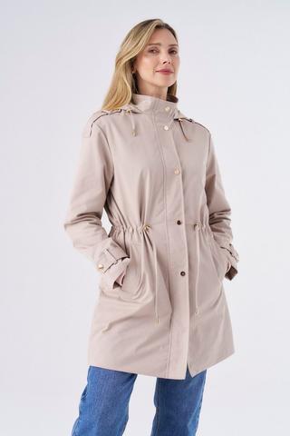 UTILITY TWILL JACKET STONE