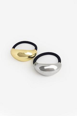 2 PACK ELASTIC HAIRBANDS