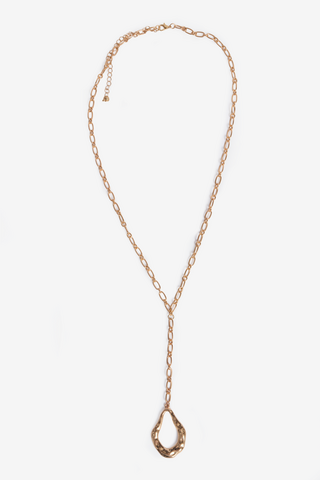 LONG CHAIN PENDANT NECKLACE