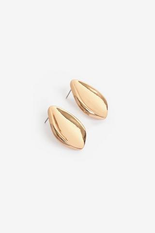 STATEMENT STUD GOLD EARRINGS