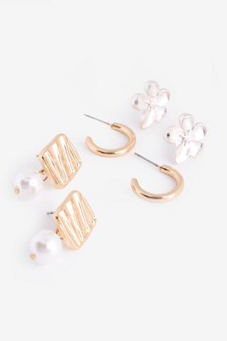 ASSORTED 3 PACK EARRINGS