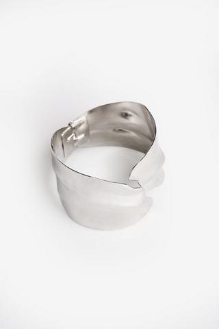 SILVER STATEMENT BRACELET