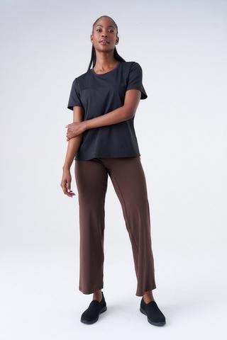 GYM LEGGGING BOOTLEG CHOCOLATE BROWN