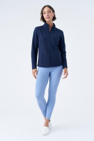 GYM LEGGING FULL LENGTH BLUE MELANGE