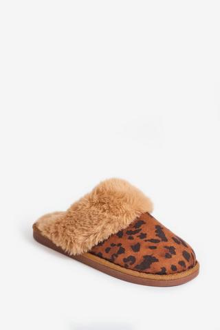 ANIMAL PRINTED SLIPPER
