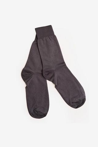 SILKY SOCKS GREY-ONESIZE