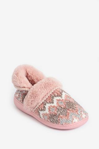 TEXTURED SLIPPER BOOT