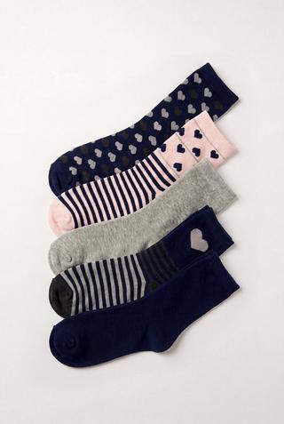 5 PACK ANKLE SOCKS