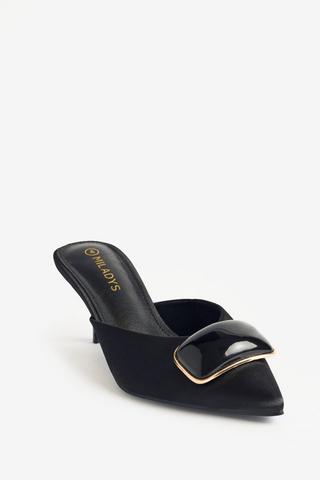 KITTEN HEEL BLACK
