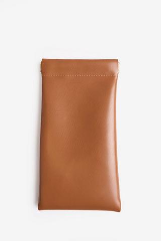 SUNGLASSES POUCH TAN