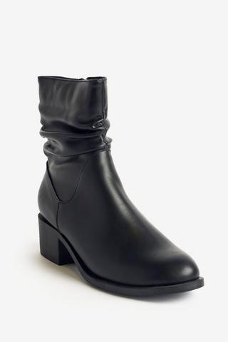 WONDERFIT SLOUCHY BOOT BLACK