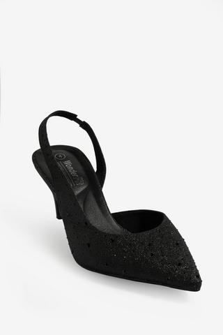 WONDERFIT EMBELLISHED SLINGBACK HEEL